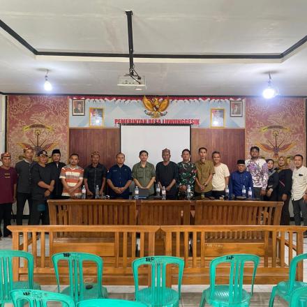 Guna Tentukan Arah Pembangunan, Pemdes Luwunggesik Gelar Musyawarah Tim Penyusun RPJMDes